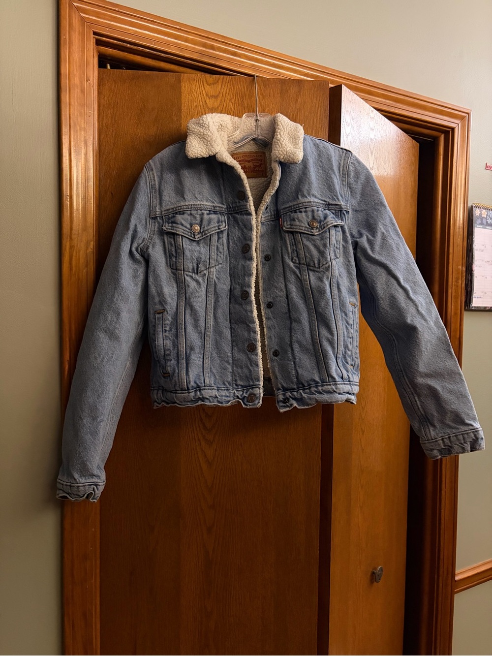 Levi’s Denim Sherpa-Lined Jacket - Light Blue